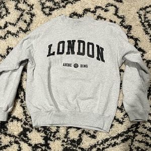 Anine Bing London Crewneck Sweatshirt